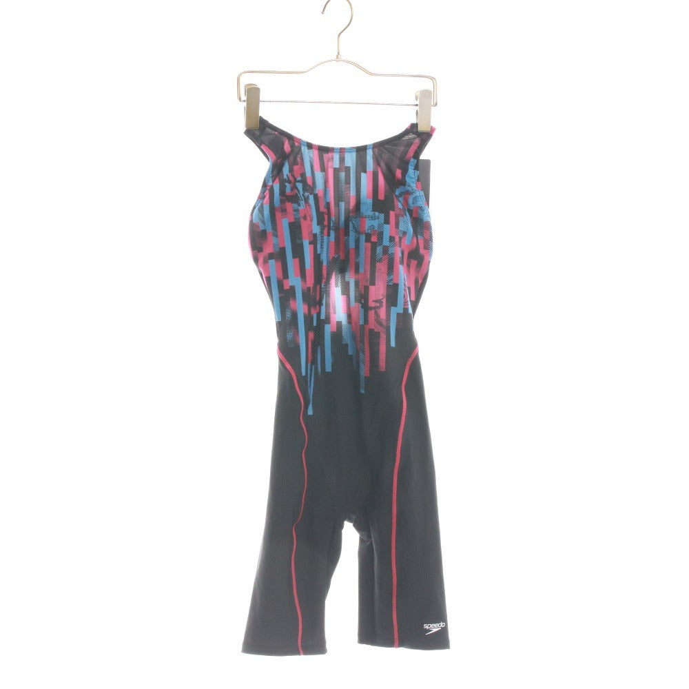 ■ スピード Speedo 水着 ゴーグル スイムキャップ 3点セットまとめ売り フィットネス オールインワン レディース M ブラック系 未使用