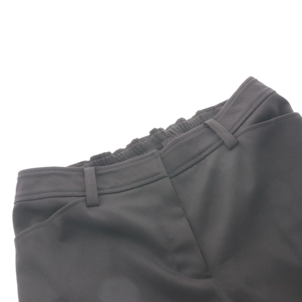 ■ エムズグレイシー M'sGRACY パンツ ロング ボトムス テーパード センタープレス サンプル レディース 38 (M相当）ブラック 未使用