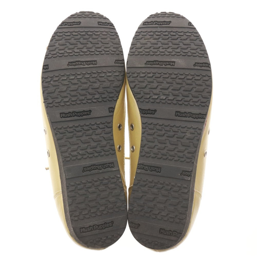 ■ Hush Puppies ハッシュパピー スニーカー シューズ 靴 紐 レディース 22.5cm ゴールド系 箱付き