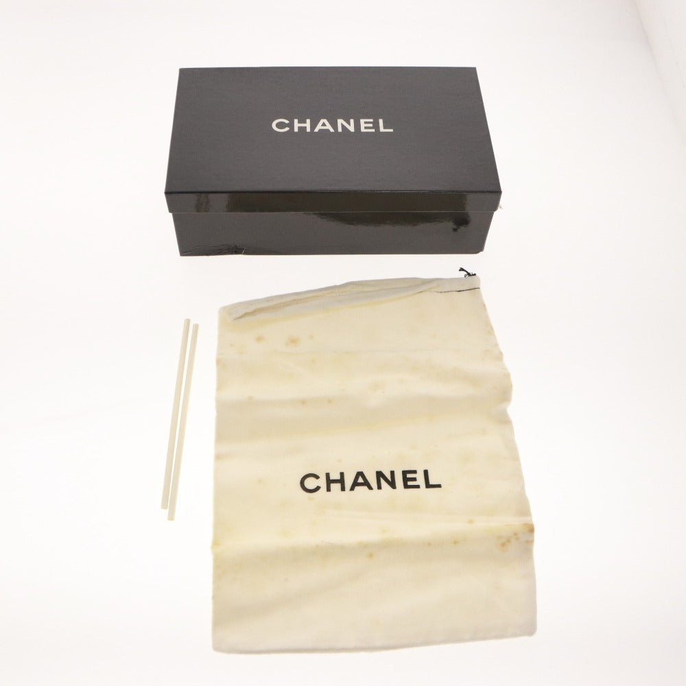 ■ CHANEL シャネル パンプス ヒール シューズ 靴 レディース 5 (22.5cm相当) ブラック 箱 袋付き