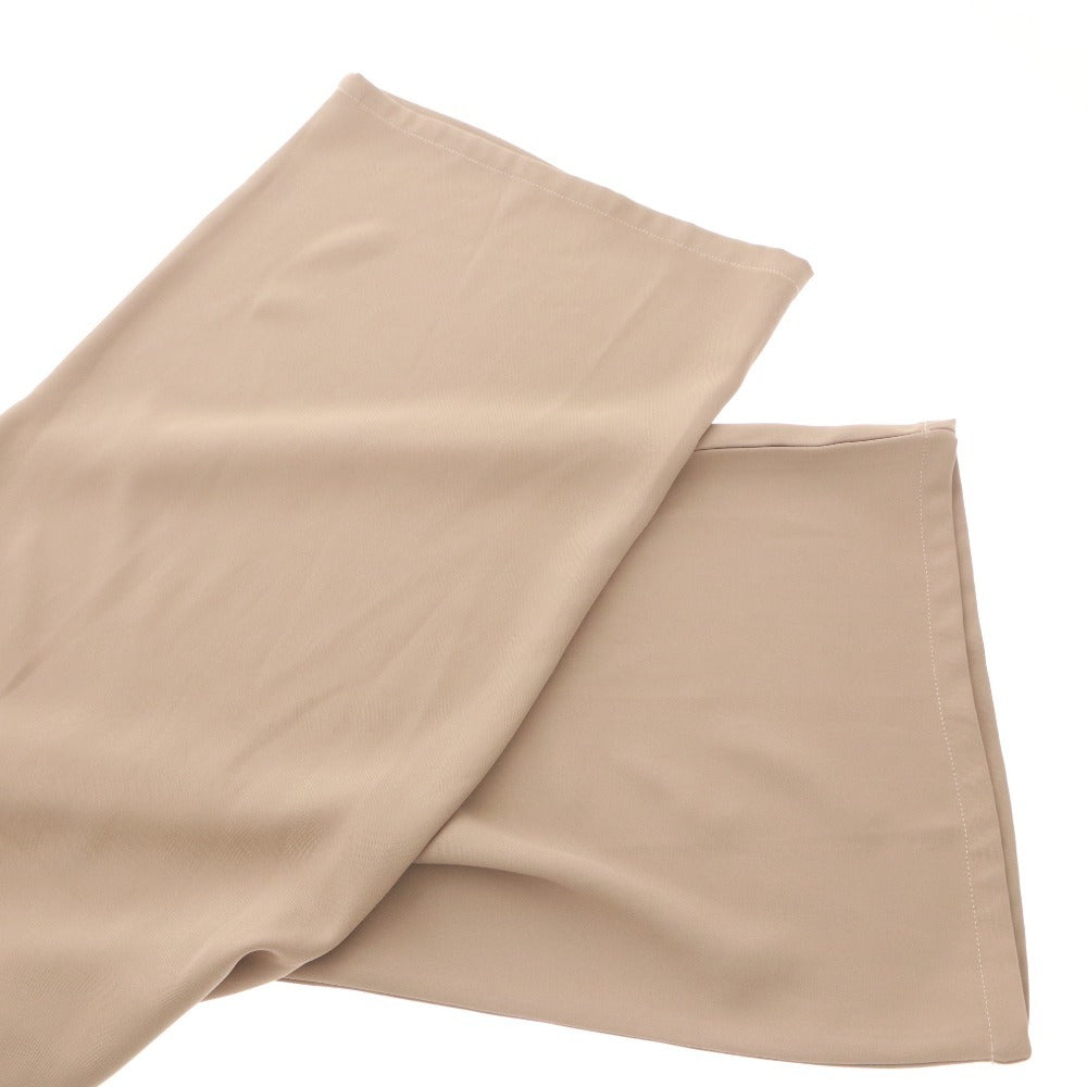 ■ DeuxAmour Blooming ワンピース パンツ トップス ボトムス 2点セット 総柄 ボタン ポケット レディース M~L ベージュ系 未使用