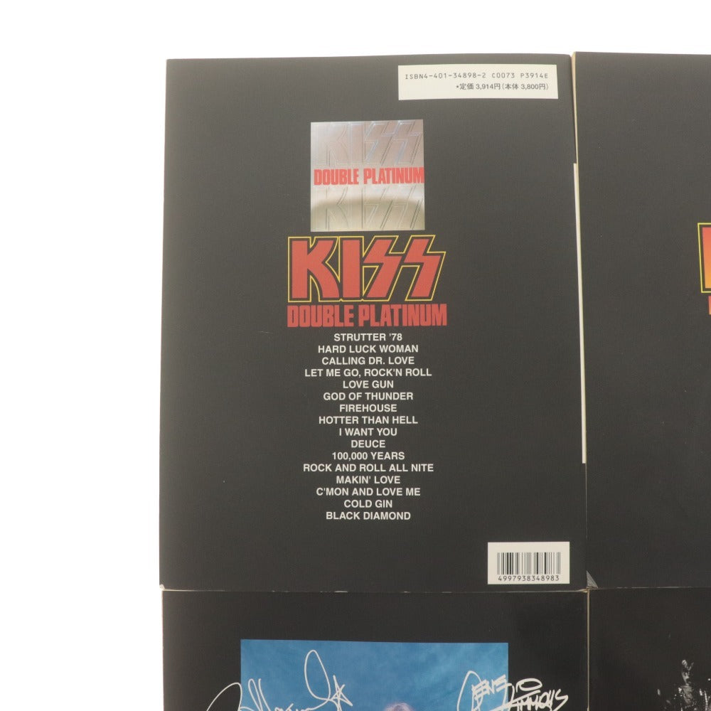 ■ シンコーミュージック バンドスコア 楽譜 4冊セット まとめ売り KISS キッス ダブルプラチナム ラヴガン リヴェンジ ライヴベスト