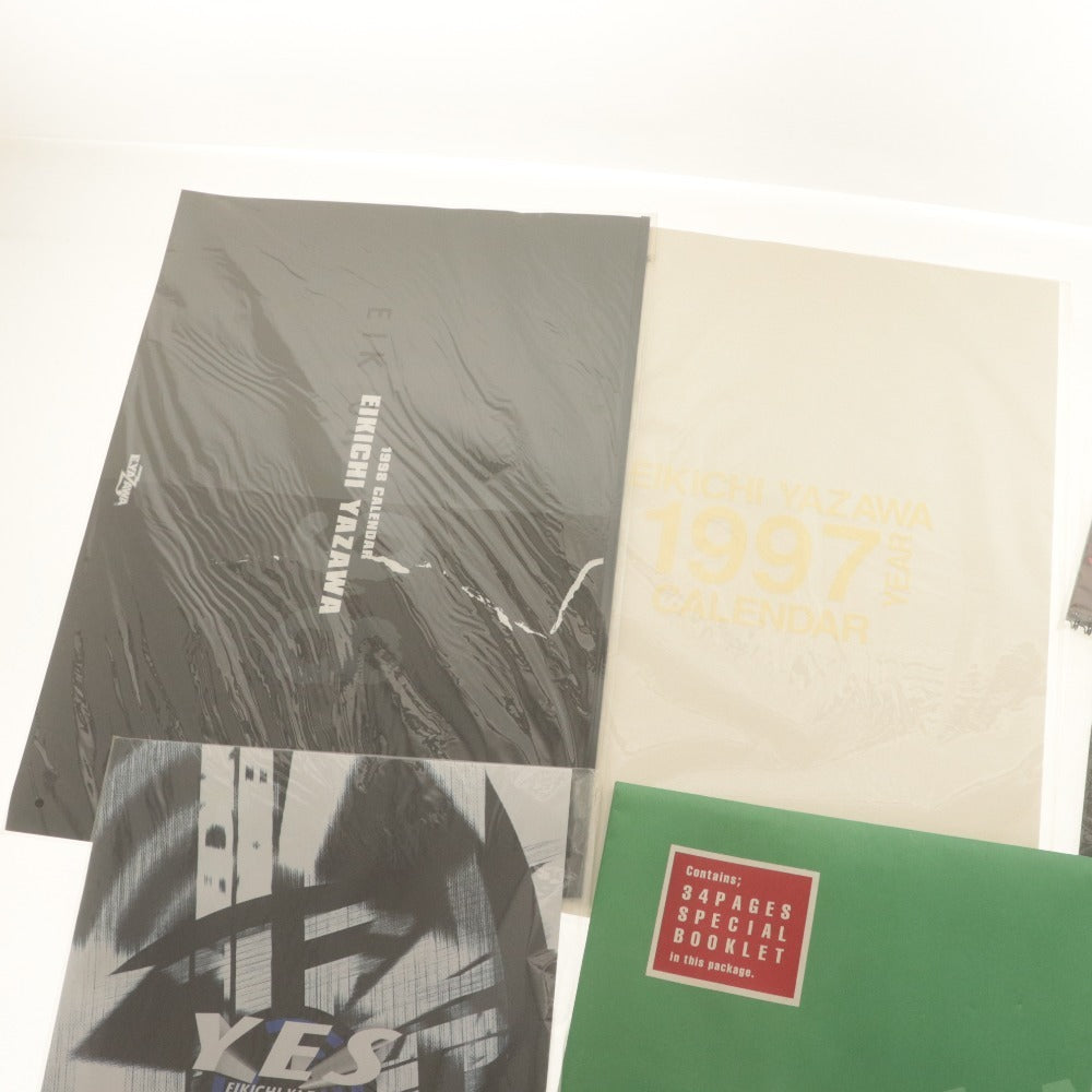 ■ Eikichi Yazawa Pamphlet Calendar 7-piece Set 1996 1997 1998 1999 WILD HEART YES SUBWAY EXPRESS, etc. Includes unopened and unused items