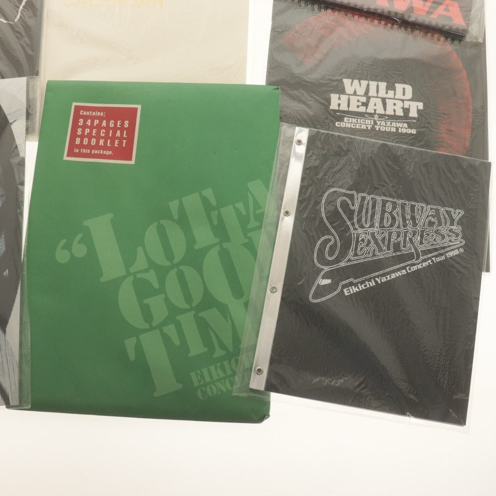 ■ Eikichi Yazawa Pamphlet Calendar 7-piece Set 1996 1997 1998 1999 WILD HEART YES SUBWAY EXPRESS, etc. Includes unopened and unused items
