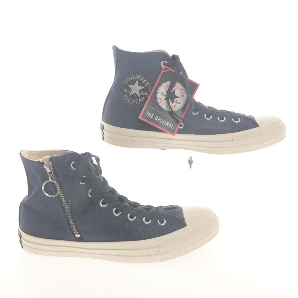 ■ CONVERSE コンバース スニーカー シューズ 靴 ALL STAR BLACKZIP HI 1SC496 メンズ 7 1/2 (26.0cm相当) ネイビー系 箱付き 未使用