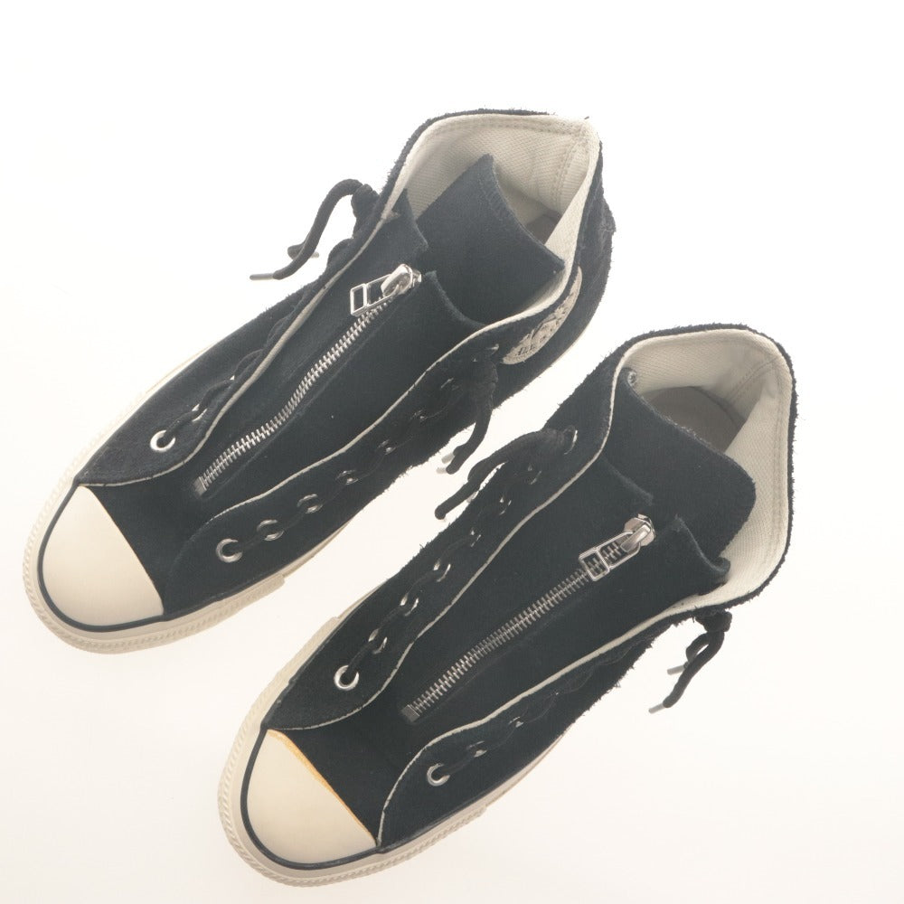 ■ CONVERSE コンバース スニーカー シューズ 靴 SUEDE ALL STAR 100 CENTERZIP HI 1CL745 メンズ 7 1/2 (26.0cm相当) ブラック