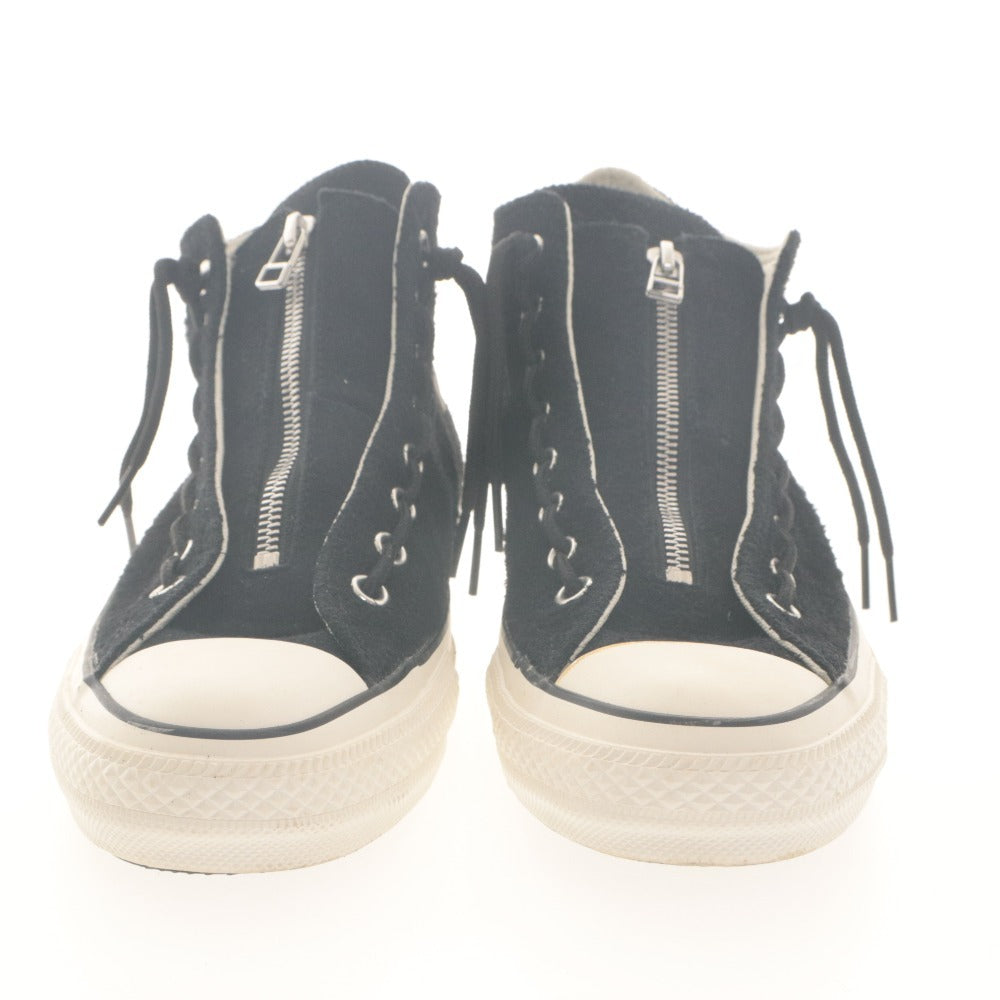 ■ CONVERSE コンバース スニーカー シューズ 靴 SUEDE ALL STAR 100 CENTERZIP HI 1CL745 メンズ 7 1/2 (26.0cm相当) ブラック