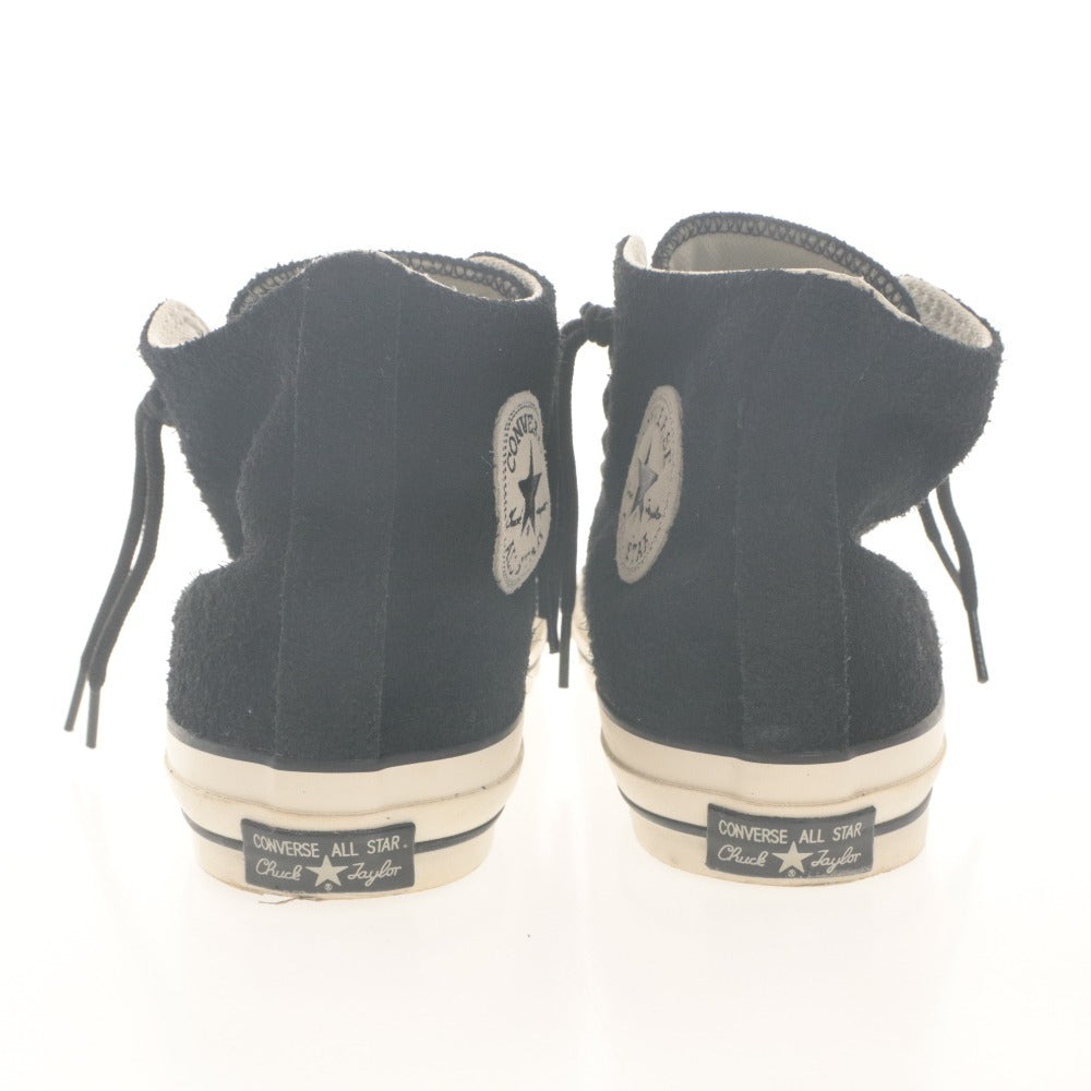 ■ CONVERSE コンバース スニーカー シューズ 靴 SUEDE ALL STAR 100 CENTERZIP HI 1CL745 メンズ 7 1/2 (26.0cm相当) ブラック