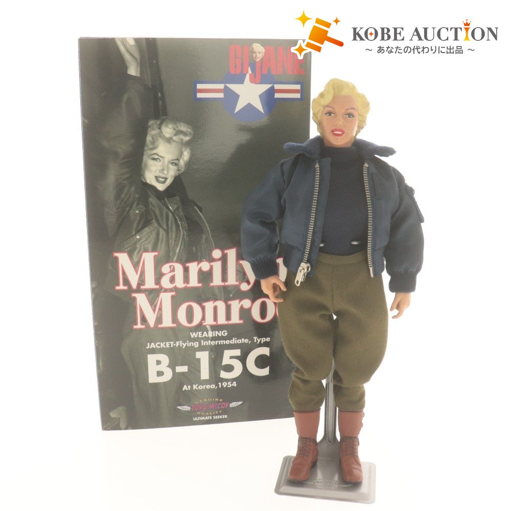 ■ TOYS MCCOY トイズマッコイ マリリンモンロー フィギュア 1/6 GI JANE B-15C WEARING JACKET-Flying Type At Korea 1954 箱付き