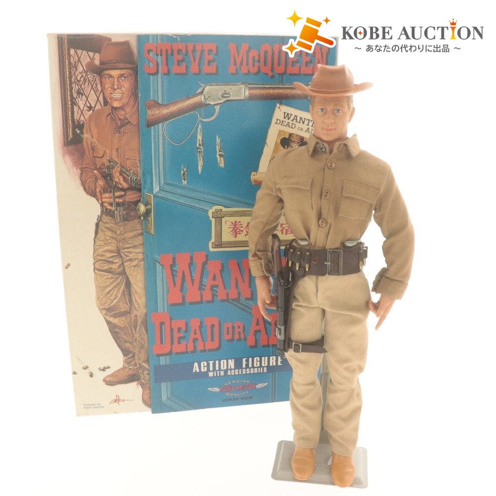 ■ TOYS McCOY トイズマッコイ スティーブ・マックイーン アクションフィギュア WANTED DEAR OR ALIVE 拳銃無宿 ドラマ 米国俳優 箱付き