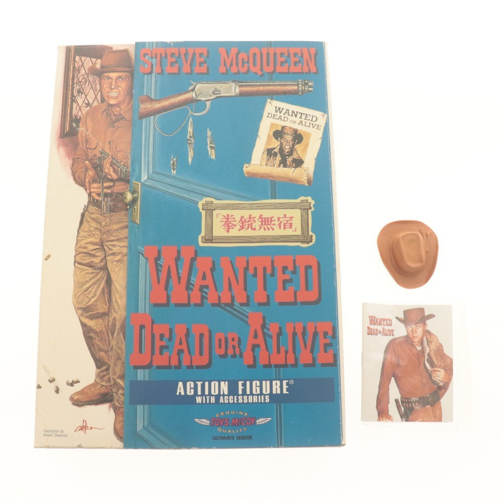■ TOYS McCOY トイズマッコイ スティーブ・マックイーン アクションフィギュア WANTED DEAR OR ALIVE 拳銃無宿 ドラマ 米国俳優 箱付き