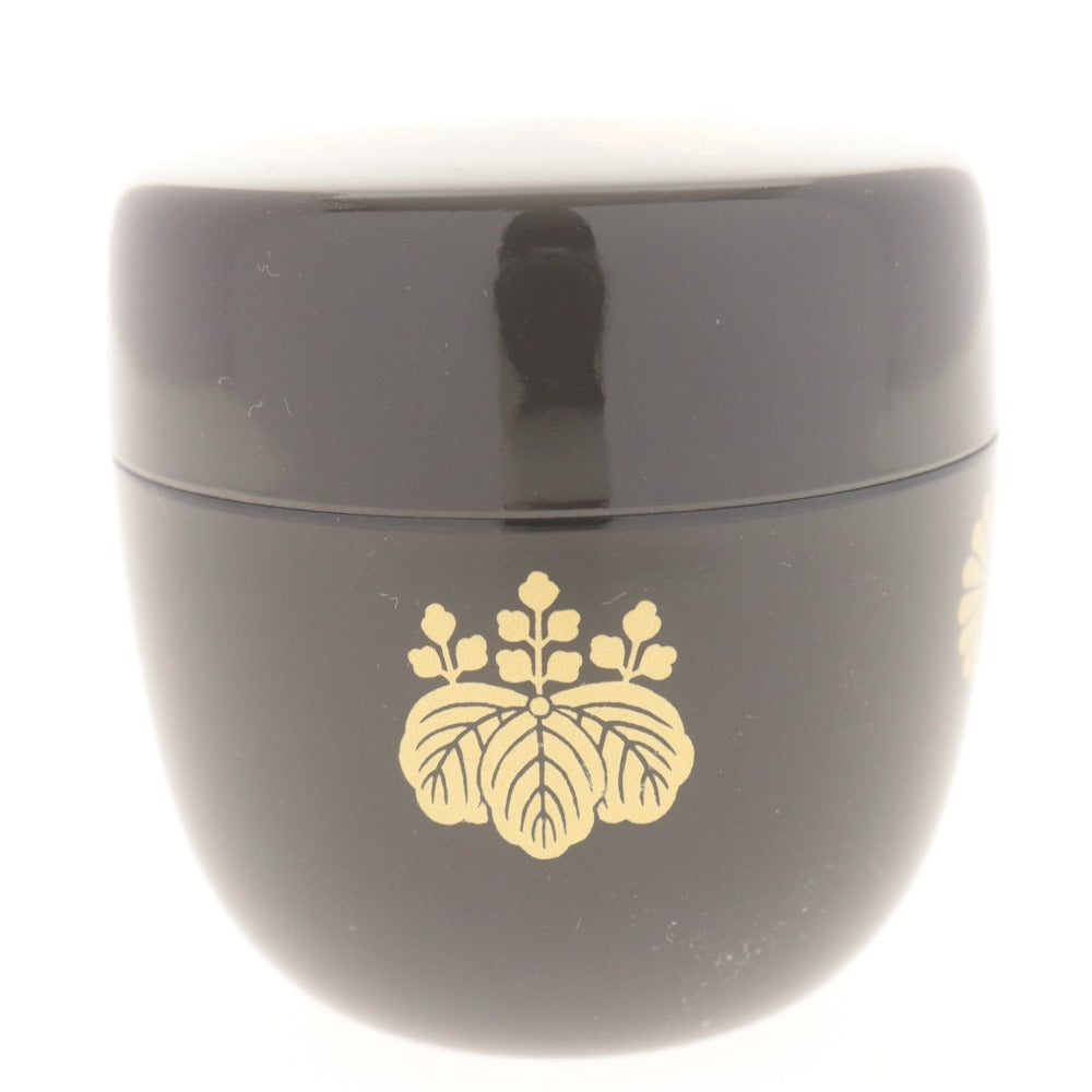 ■ 棗 中棗 高台寺 蒔絵柄 茶道具 抹茶 容器 箱付き