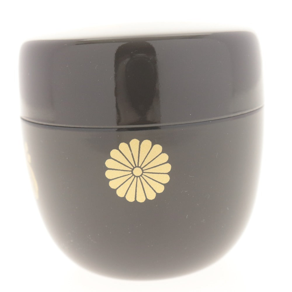 ■ 棗 中棗 高台寺 蒔絵柄 茶道具 抹茶 容器 箱付き