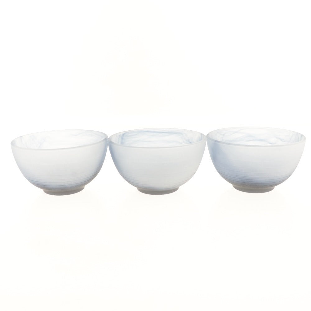 ■ 佐々木硝子 渓水 向付 5個/客 玻璃器 東洋佐々木ガラス 小鉢 和食卓器 全長10.3cm 箱付き