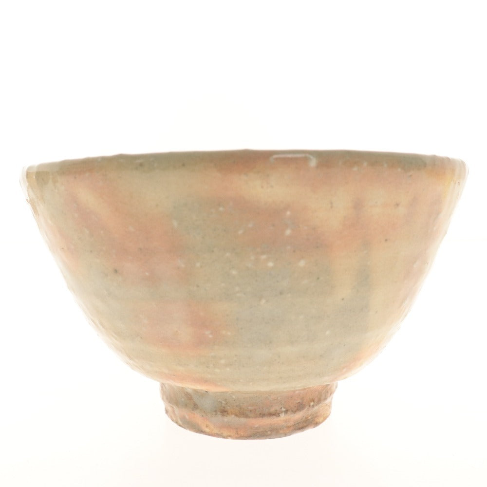 ■ 水尾峰雪 茶碗 萩焼 在銘 陶印 陶器 茶道具 抹茶 共箱/付属品付き
