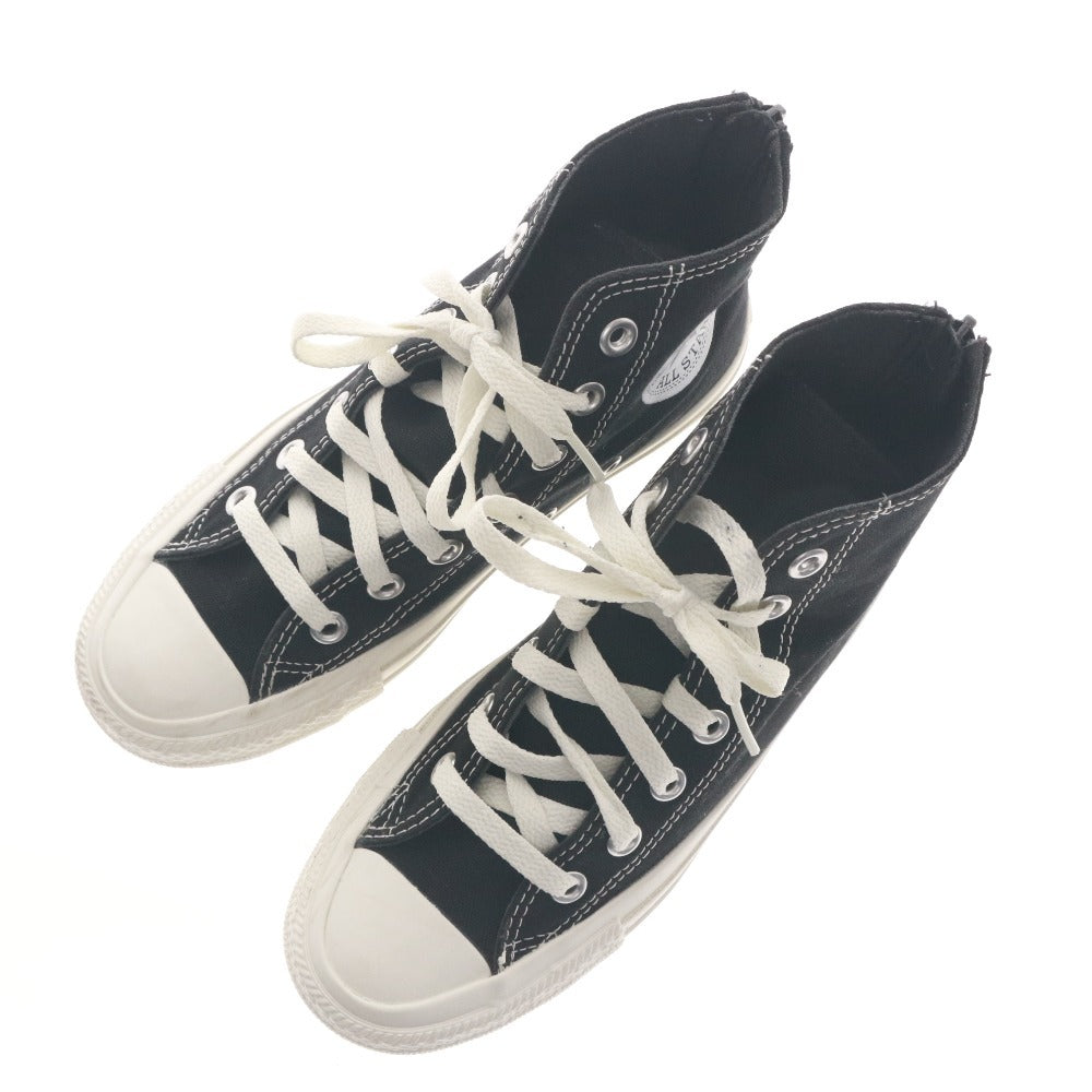 ■ CONVERSE コンバース スニーカー シューズ 靴 オールスター 紐 ファスナー メンズ レディース 4 1/2(23.0~23.5cm相当) ブラック