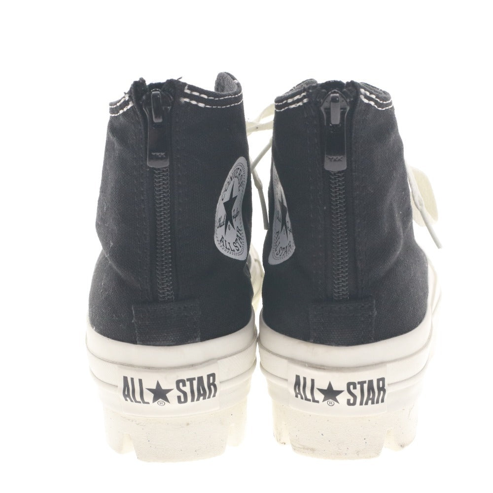 ■ CONVERSE コンバース スニーカー シューズ 靴 オールスター 紐 ファスナー メンズ レディース 4 1/2(23.0~23.5cm相当) ブラック