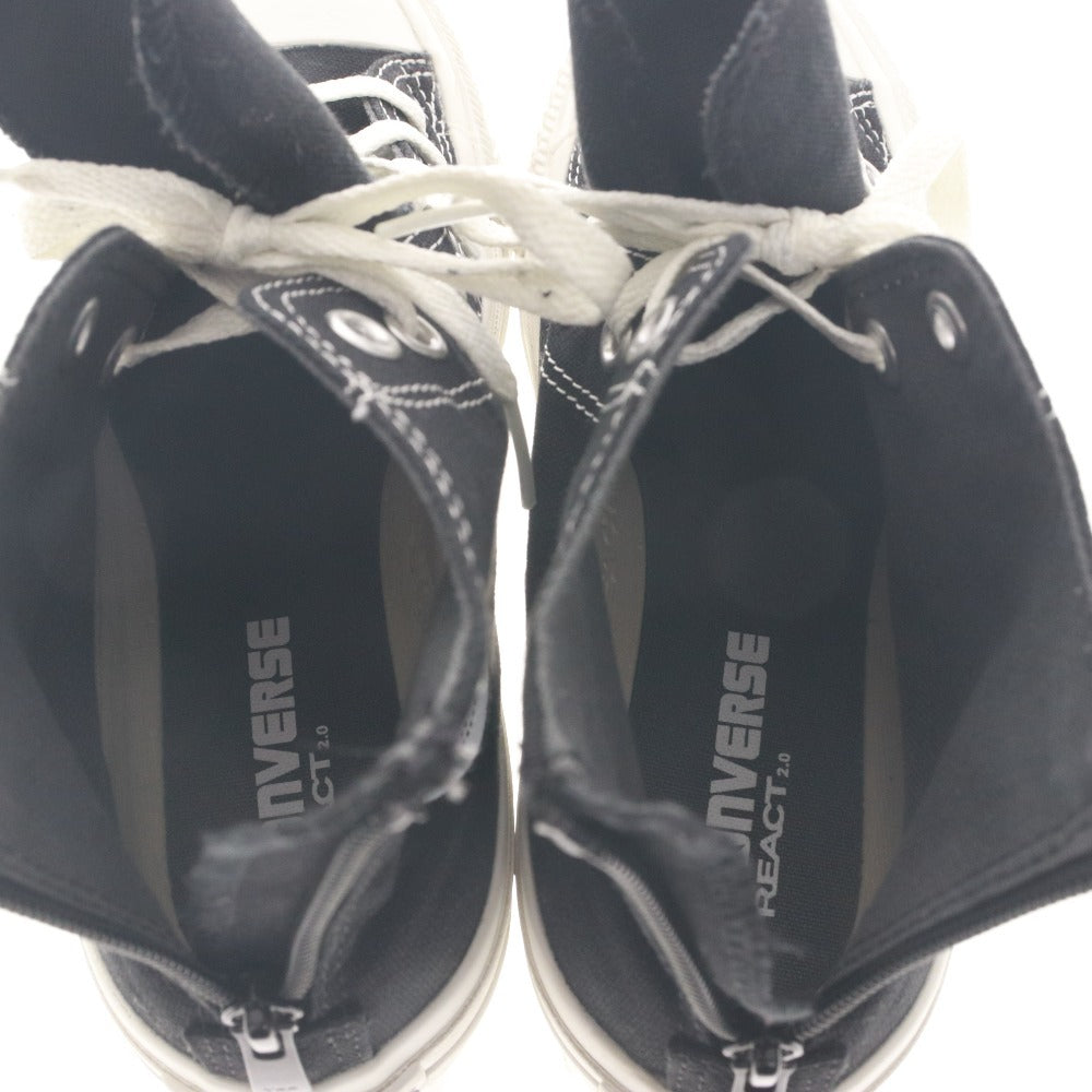 ■ CONVERSE コンバース スニーカー シューズ 靴 オールスター 紐 ファスナー メンズ レディース 4 1/2(23.0~23.5cm相当) ブラック