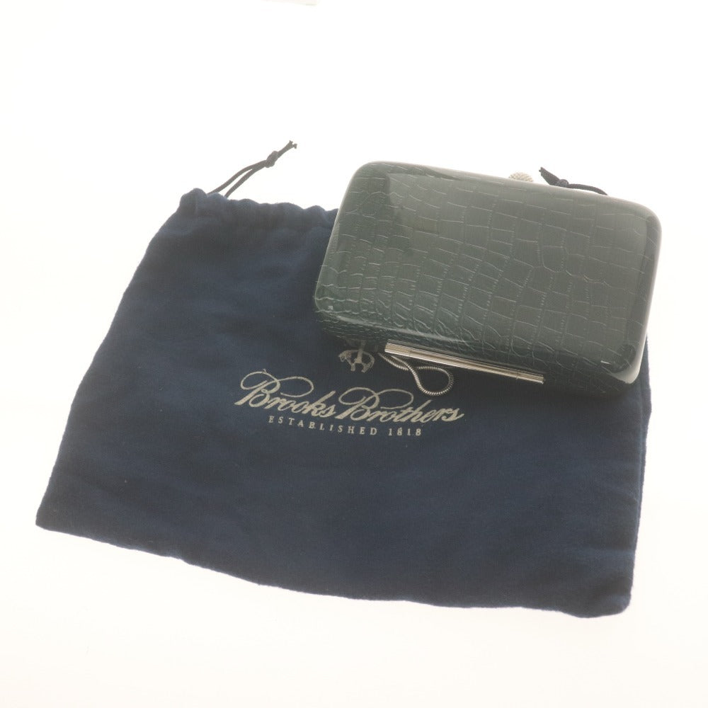 ■ Brooks Brothers ブルックスブラザーズ ショルダーバッグ ミニバッグ 鞄 パーティ がま口 レディース グリーン 袋付き
ストア