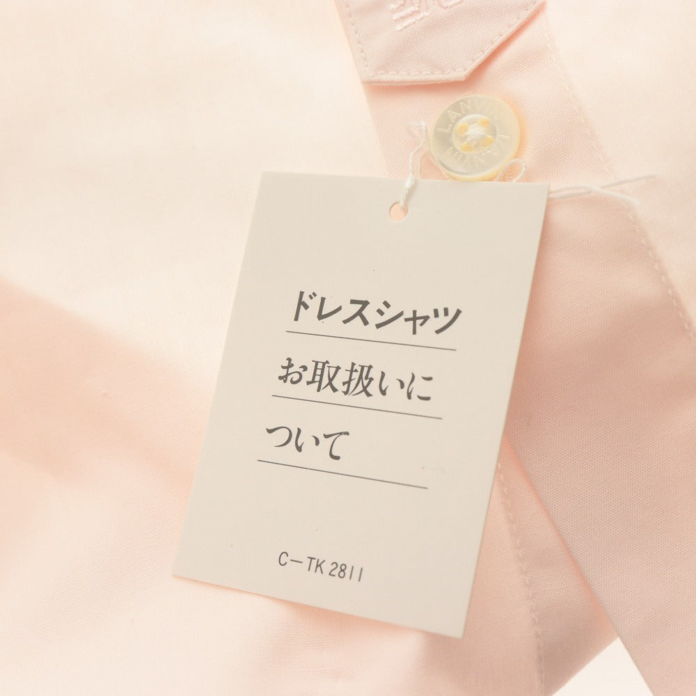■ LANVIN ランバン ワイシャツ ドレスシャツ 長袖 トップス メンズ 42 ピンク 付属品付き 未使用