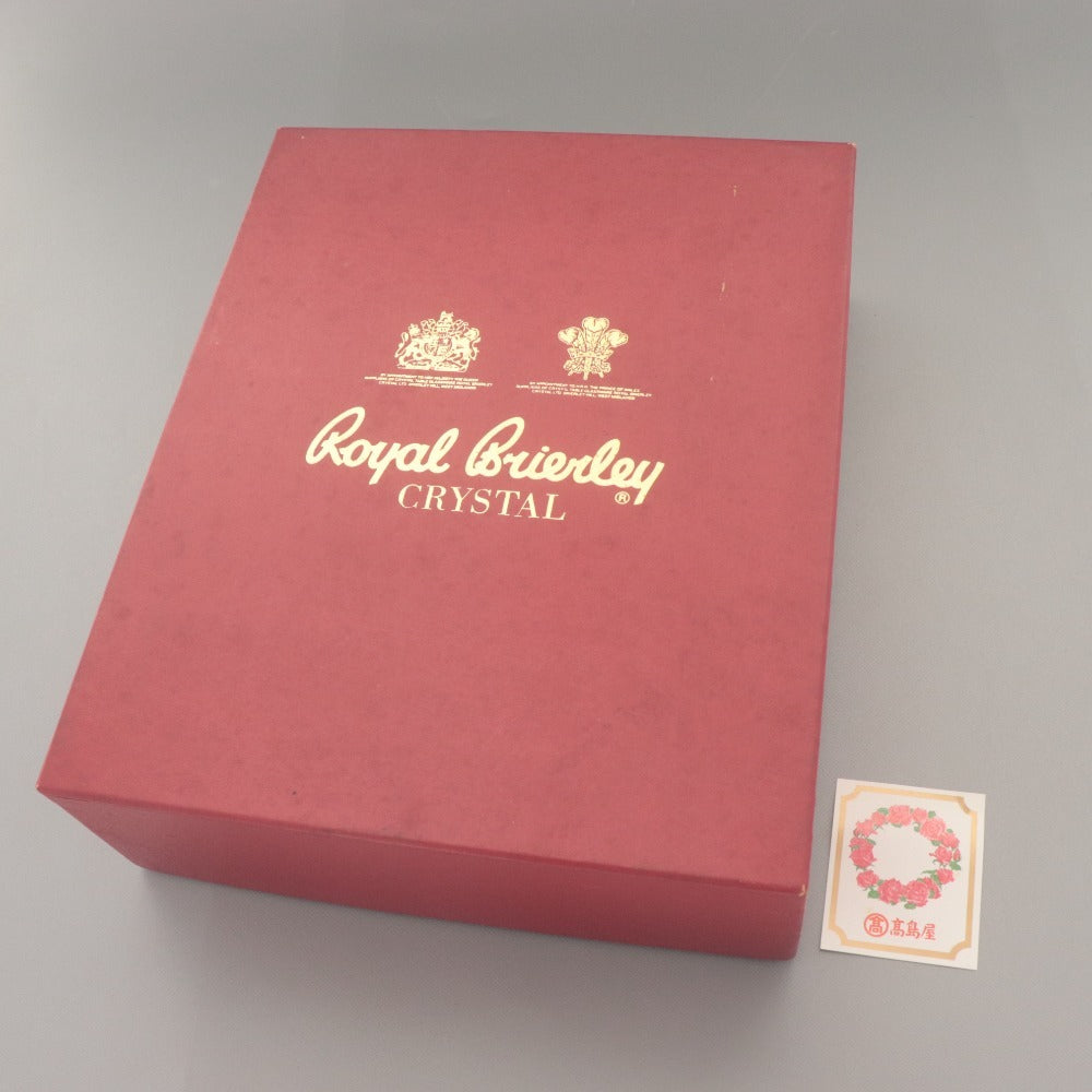 ■ ROYAL BRIERLEY ロイヤルブライアリー シャンパングラス グラス ペア 食器 ガラス 箱付き