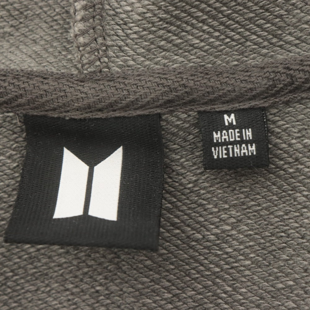 ■ BTS JUNGKOOK ジョングク パーカー 長袖 アウター ARTIST-MADE COLLECTION ARMYST ZIP-UP HOODIE M ブラック 付属品付き
