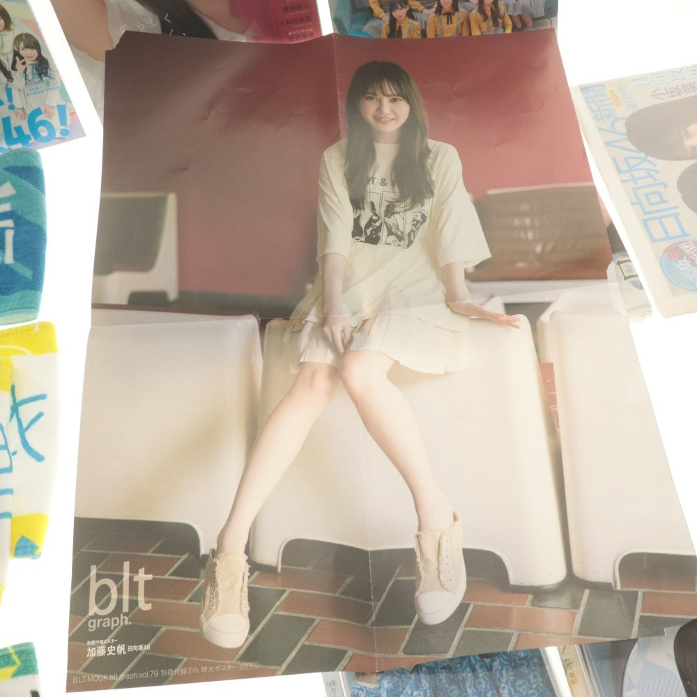 ■ 日向坂46 大量グッズ まとめ売り タオル/雑誌/CD/ポスター/新聞 加藤史帆 東村芽依 守屋茜 富田鈴花 丹生明里 潮紗理菜 等
