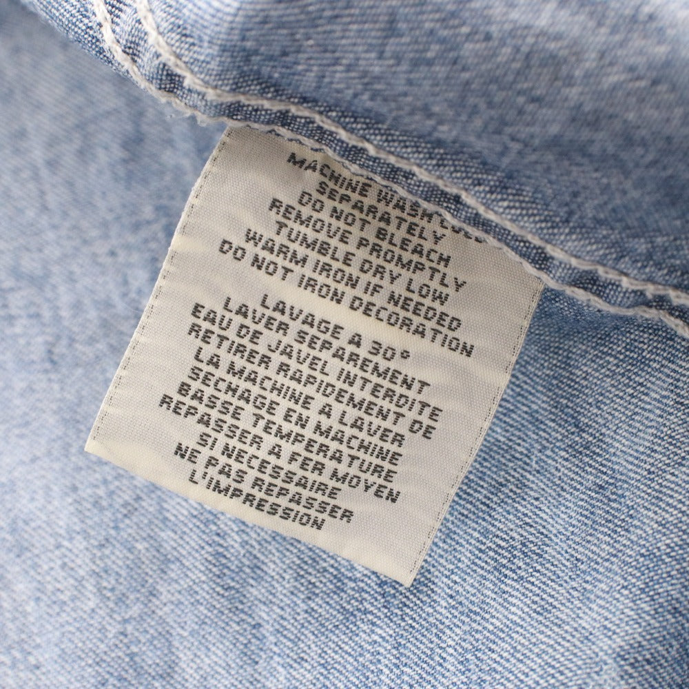 ■ デニム&サプライ ラルフローレン DENIN＆SUPPLY RALPH LAUREN デニムシャツ 長袖 トップス メンズ L ブルー