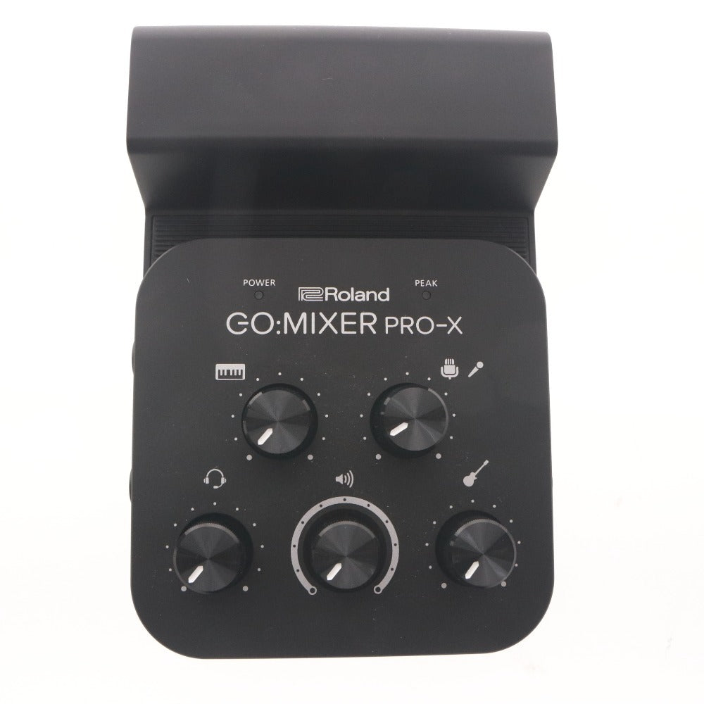 ■ ROLAND オーディオミキサー GO:MIXER PRO-X スマホ モバイル ポータブル用ミキサー 箱,付属品付き 動作確認済み 未使用