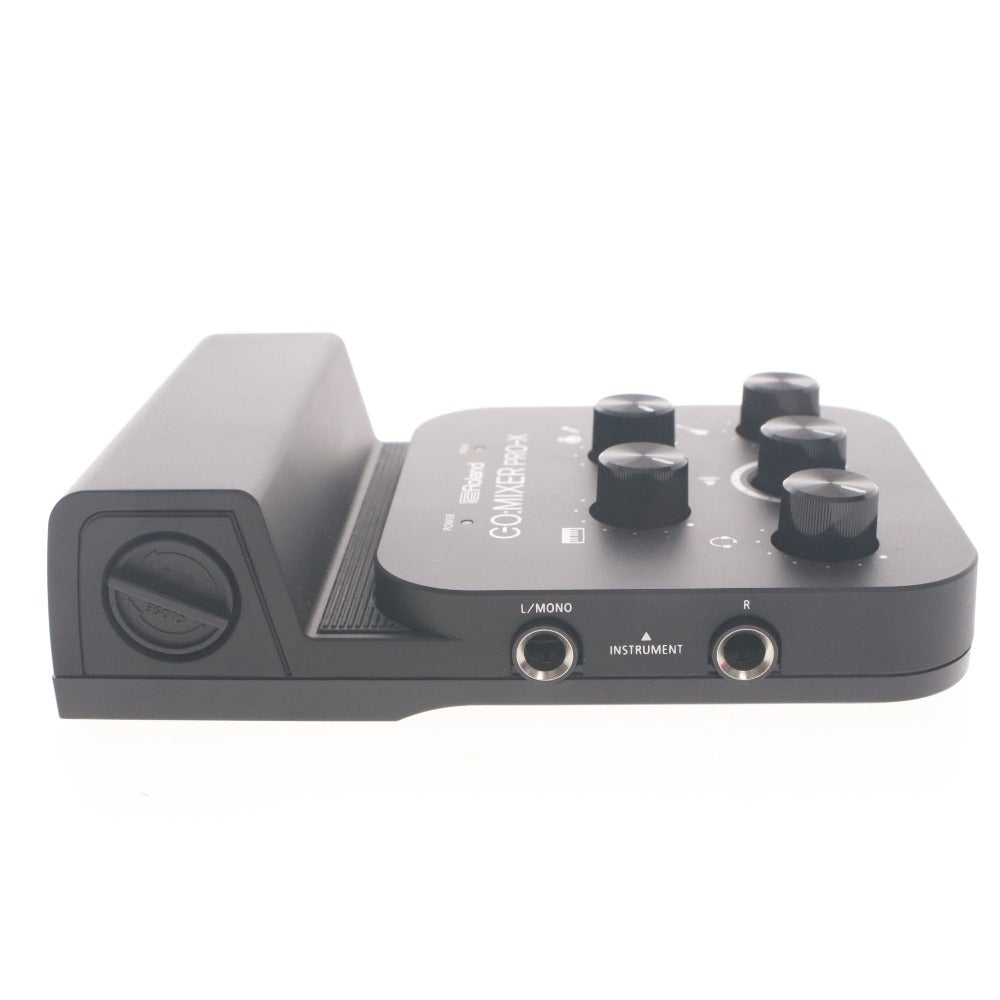 ■ ROLAND オーディオミキサー GO:MIXER PRO-X スマホ モバイル ポータブル用ミキサー 箱,付属品付き 動作確認済み 未使用
