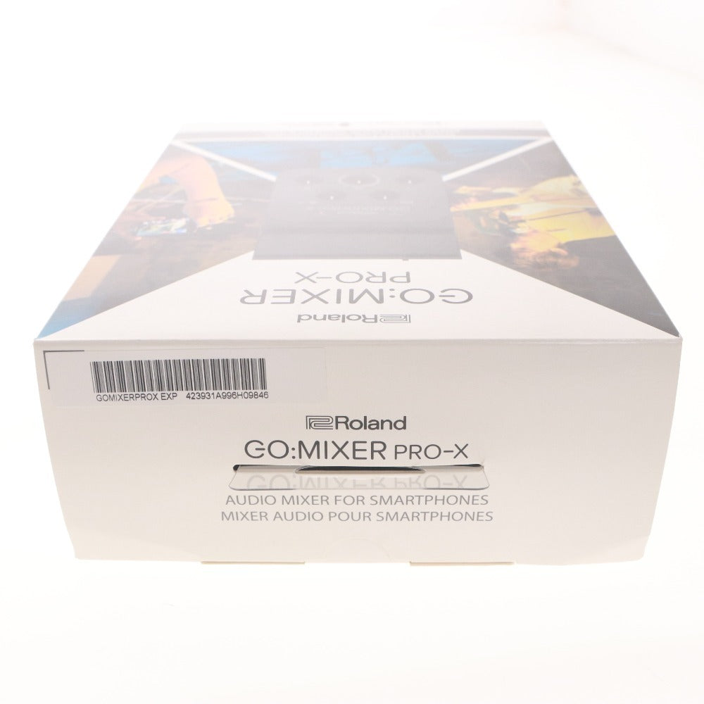 ■ ROLAND オーディオミキサー GO:MIXER PRO-X スマホ モバイル ポータブル用ミキサー 箱,付属品付き 動作確認済み 未使用