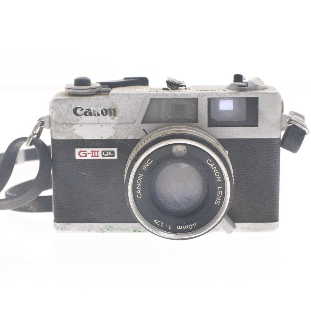 ■ Canon キヤノン フィルム カメラ Canonet QL17 G-III キャノネット レンズ 40mm 1:1.7 レンジファインダー コンパクト