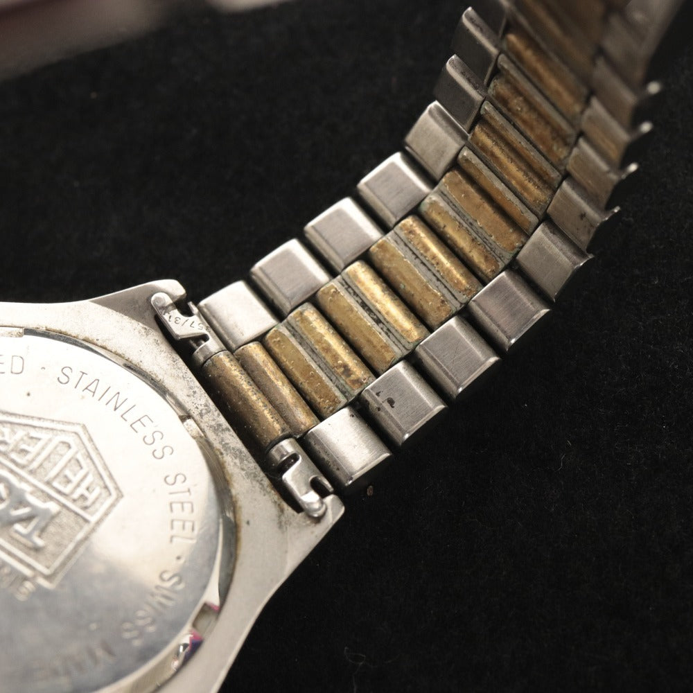 ■ TAG HEUER タグホイヤー 腕時計 プロフェッショナル 200m クォーツ 79.8g レディース シルバー ゴールド