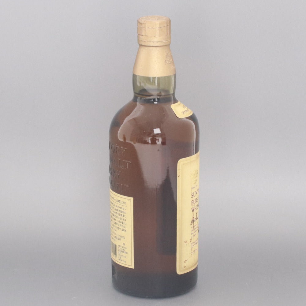 ■ 酒 ウイスキー サントリー 山崎 12年 ピュアモルトウイスキー 750ml 43% 未開栓 未使用 箱付き