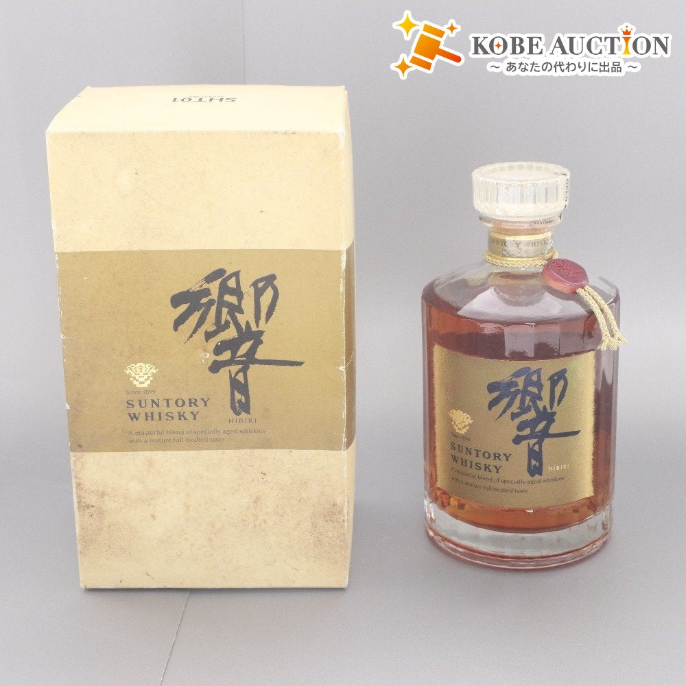 ■ 酒 ウイスキー サントリー 響 ゴールドラベル モルト グレーン 750ml 43% 未開栓 未使用 箱付き