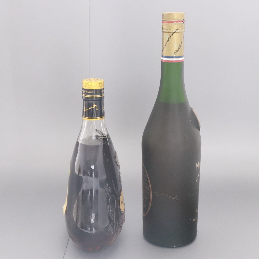 ■ 酒 コニャック ブランデー 2本セット ヘネシー XO 700ml 40% リチャードロバート ナポレオン 700ml 40% 未開栓 未使用 箱付き含む