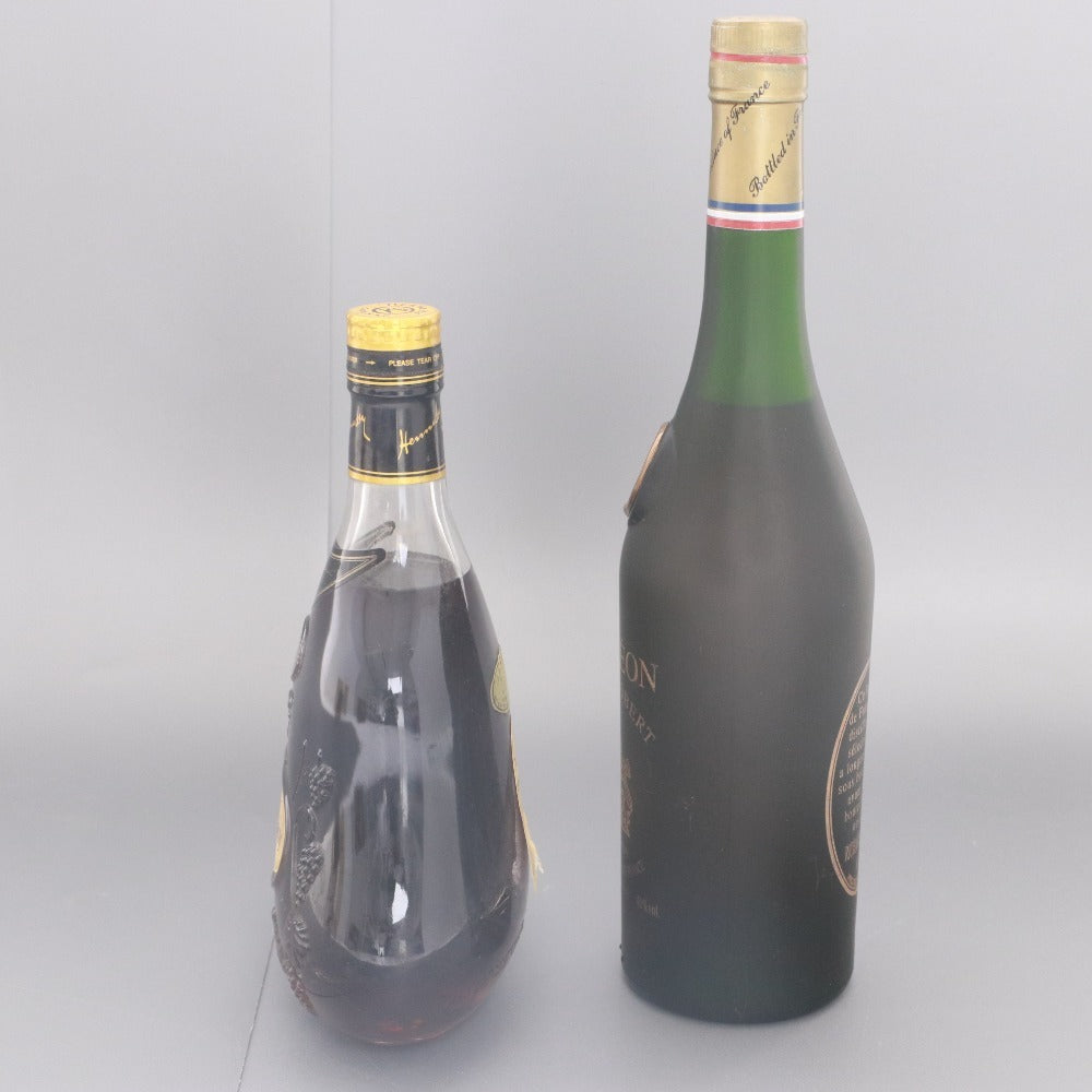 ■ 酒 コニャック ブランデー 2本セット ヘネシー XO 700ml 40% リチャードロバート ナポレオン 700ml 40% 未開栓 未使用 箱付き含む