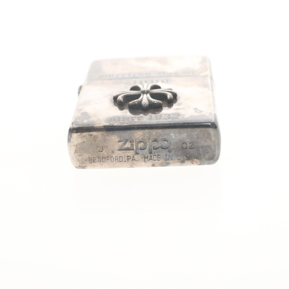 ■ Zippo ジッポー American Classic アメリカンクラシック クロスメタル貼り シルバー