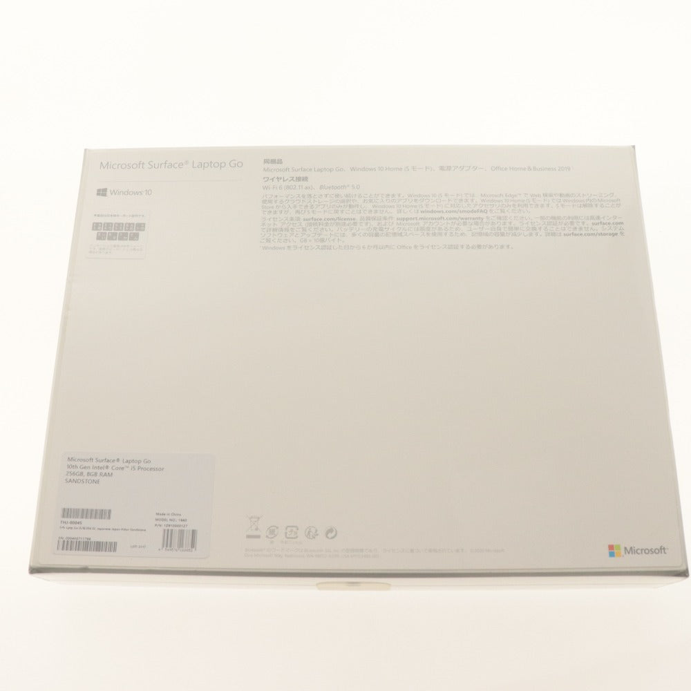 ■ Microsoft ノートパソコン Surface Laptop Go 10th THJ-00045 12.4インチ i5-processor 256GB 8GB Windows 10 Home(S) 未開封 未使用