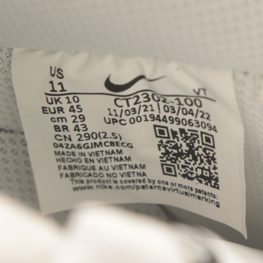■ Nike ナイキ スニーカー シューズ 靴 Air Force 1 07 エアフォース CT2302-100 メンズ 29cm ホワイトブラック 白黒 箱/タグ付き 未使用
