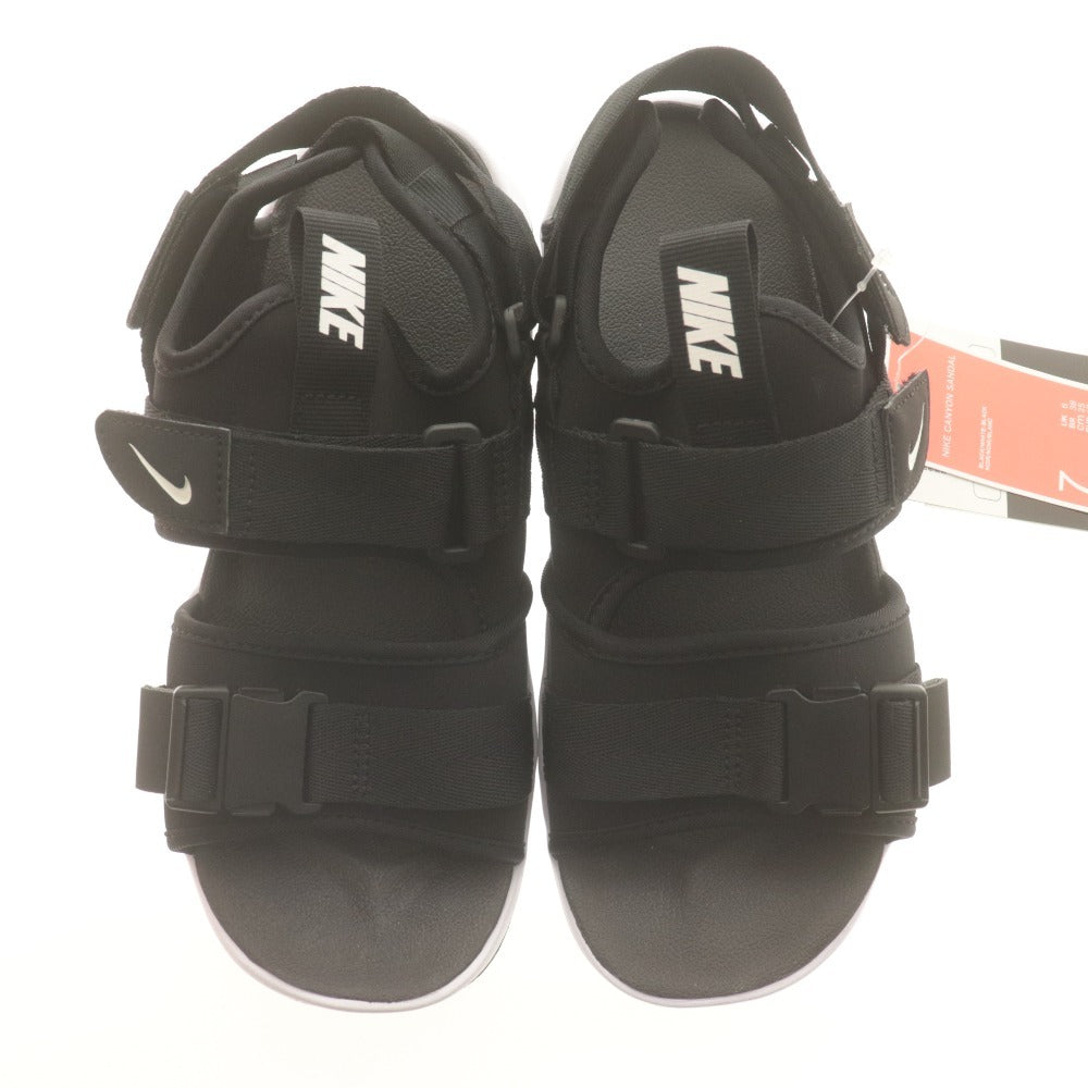 ■ NIKE ナイキ サンダル シューズ 靴 CANYON SANDAL キャニオン サンダル C18797-002 メンズ 25cm ブラック ホワイト 箱/タグ付き 未使用