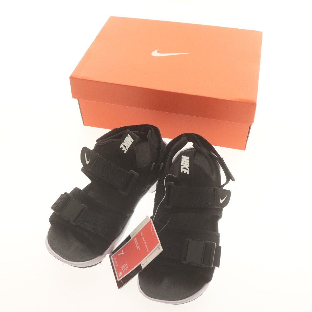 ■ NIKE ナイキ サンダル シューズ 靴 CANYON SANDAL キャニオン サンダル C18797-002 メンズ 25cm ブラック ホワイト 箱/タグ付き 未使用