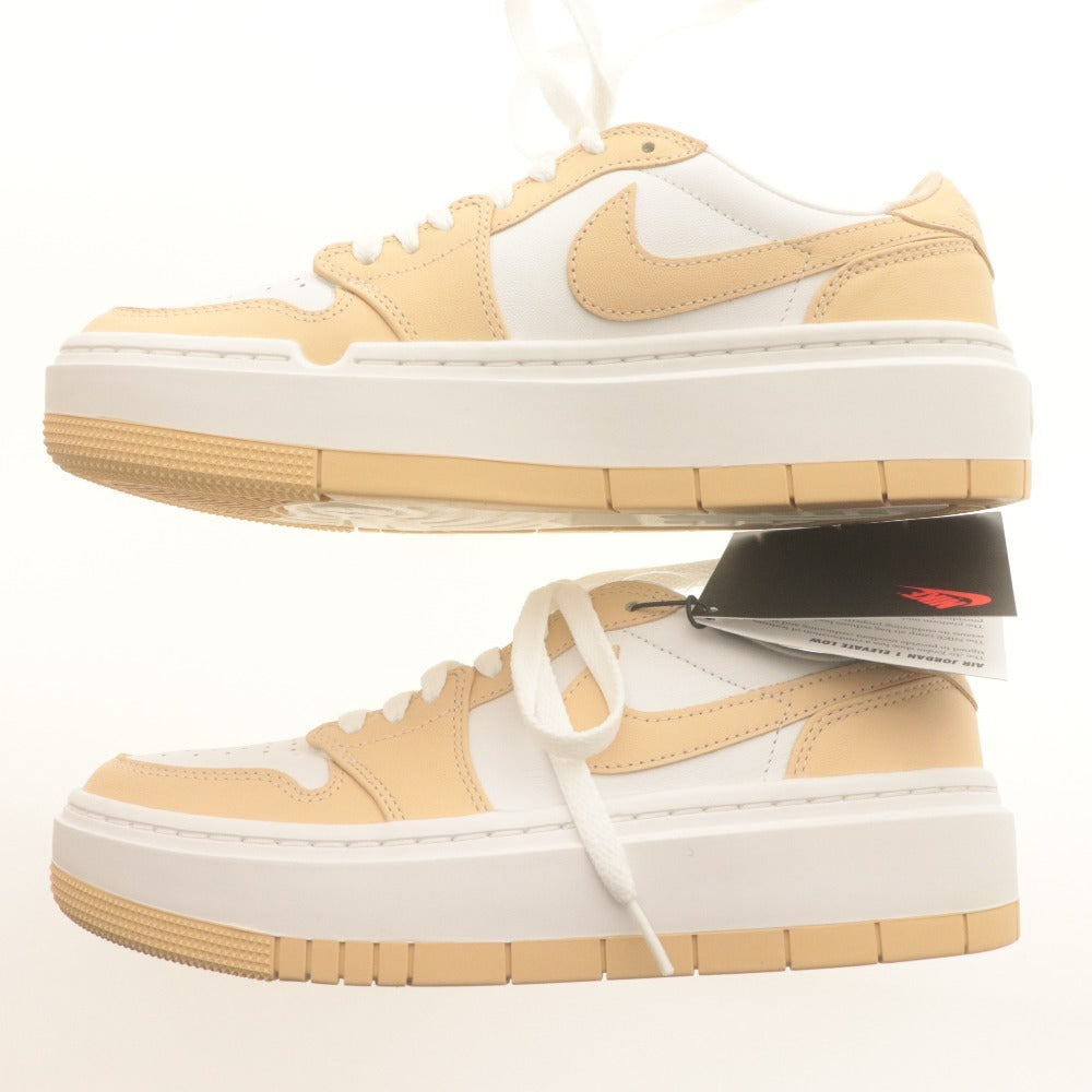 ■ ナイキ スニーカーダンク 靴 WMNS AIR JORDAN 1 ELEBATE LOW エアジョーダン DH7004-102 メンズ 25cm 白 ベージュ系 箱/タグ付き未使用