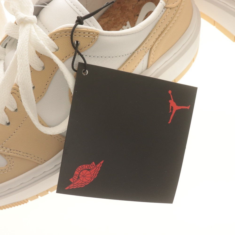 ■ ナイキ スニーカーダンク 靴 WMNS AIR JORDAN 1 ELEBATE LOW エアジョーダン DH7004-102 メンズ 25cm 白 ベージュ系 箱/タグ付き未使用