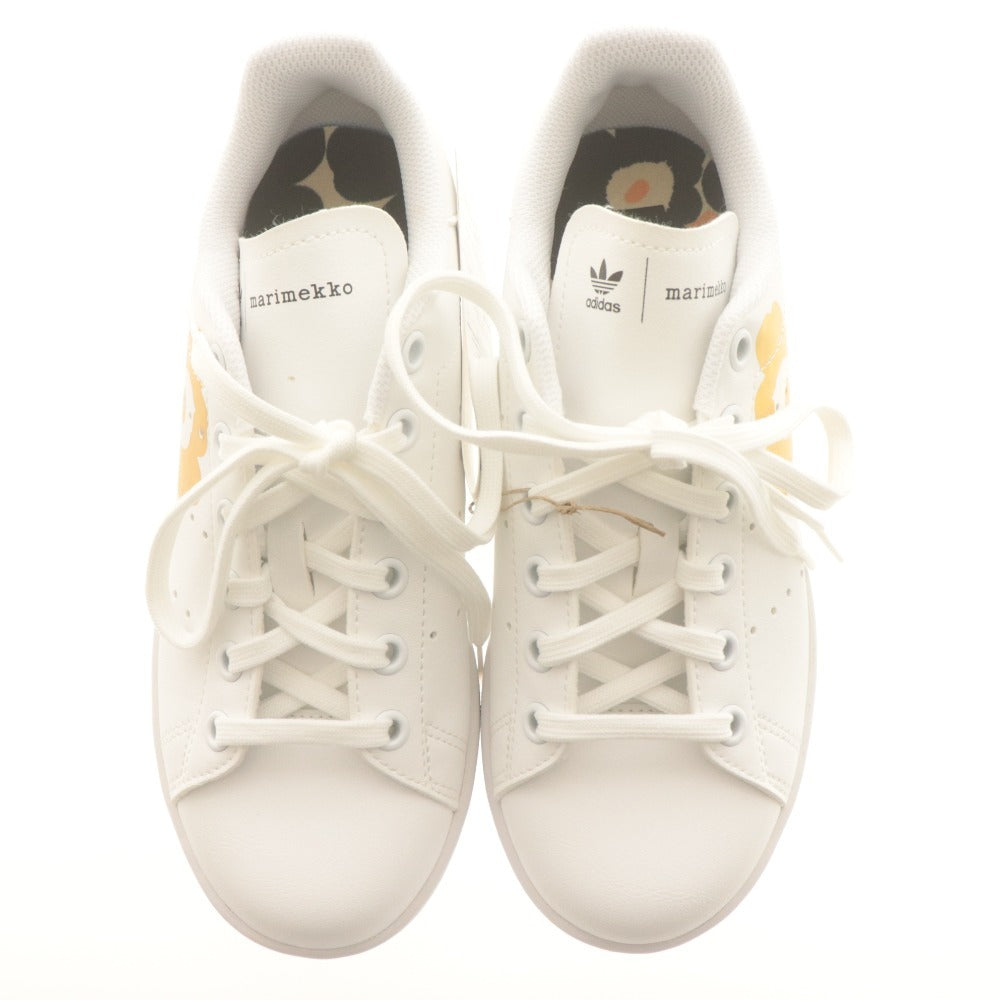 ■ adidas × MARIMEKKO スニーカー シューズ 靴 STAN SMITH J スタンスミス H04683 レディース 22cm 白 ホワイト 箱/タグ付き 未使用
