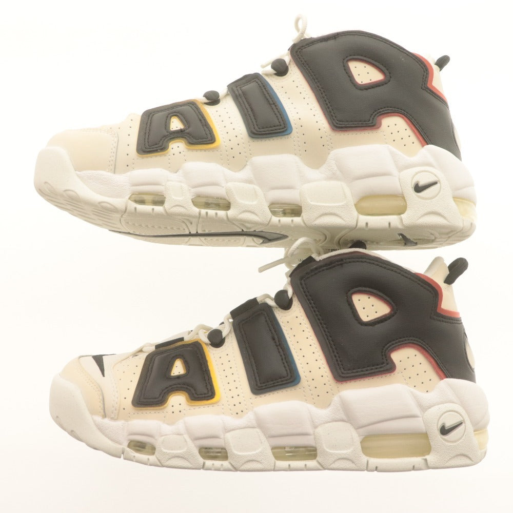 ■ ナイキ スニーカー 靴 AIR MORE UPTEMPO '96 トレーディングカード DM1297-100 メンズ 27.5cm 白黒 ベージュ系 箱/タグ付き 未使用