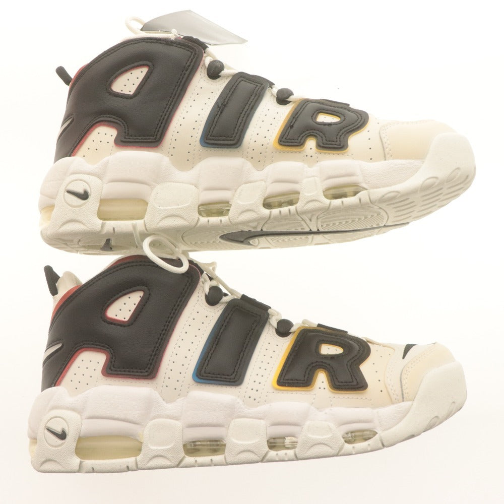 ■ ナイキ スニーカー 靴 AIR MORE UPTEMPO '96 トレーディングカード DM1297-100 メンズ 27.5cm 白黒 ベージュ系 箱/タグ付き 未使用