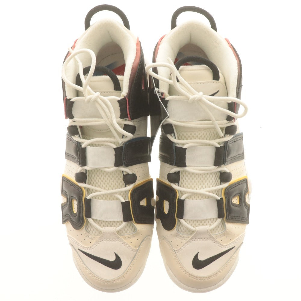 ■ ナイキ スニーカー 靴 AIR MORE UPTEMPO '96 トレーディングカード DM1297-100 メンズ 27.5cm 白黒 ベージュ系 箱/タグ付き 未使用
