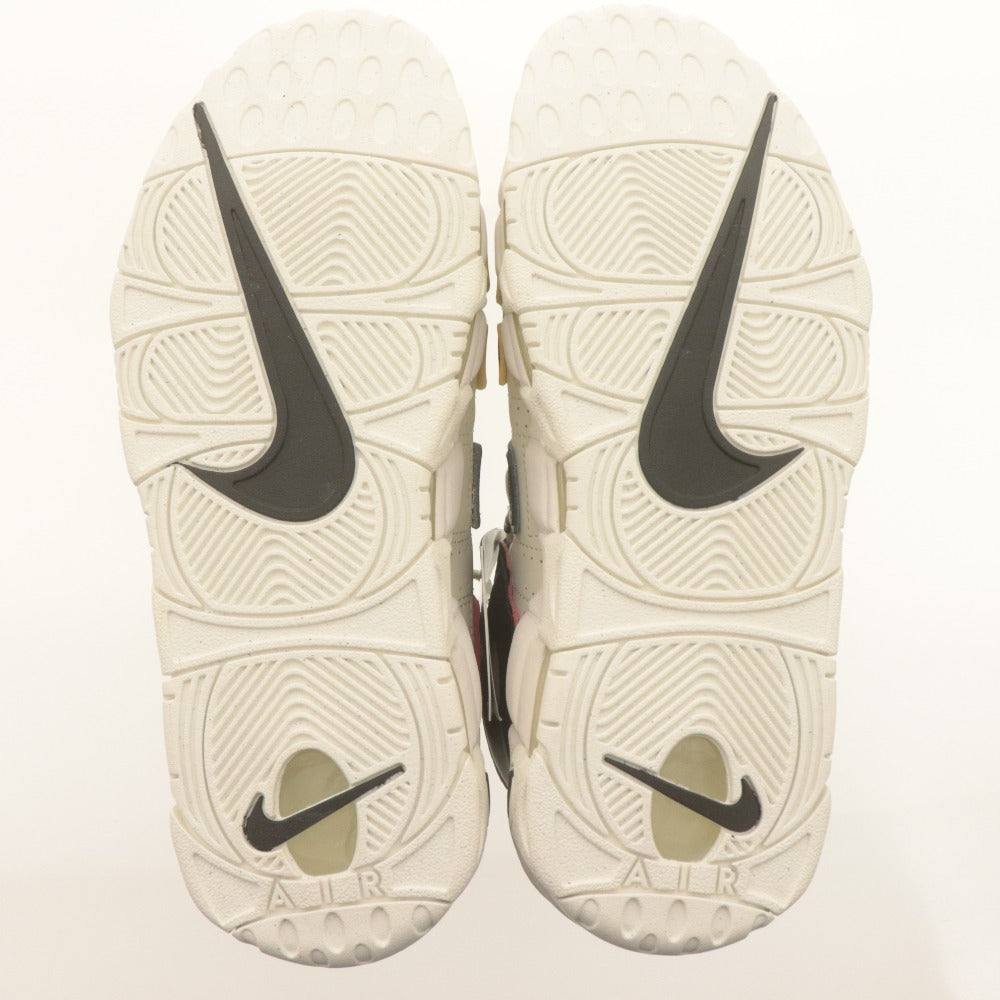 ■ ナイキ スニーカー 靴 AIR MORE UPTEMPO '96 トレーディングカード DM1297-100 メンズ 27.5cm 白黒 ベージュ系 箱/タグ付き 未使用