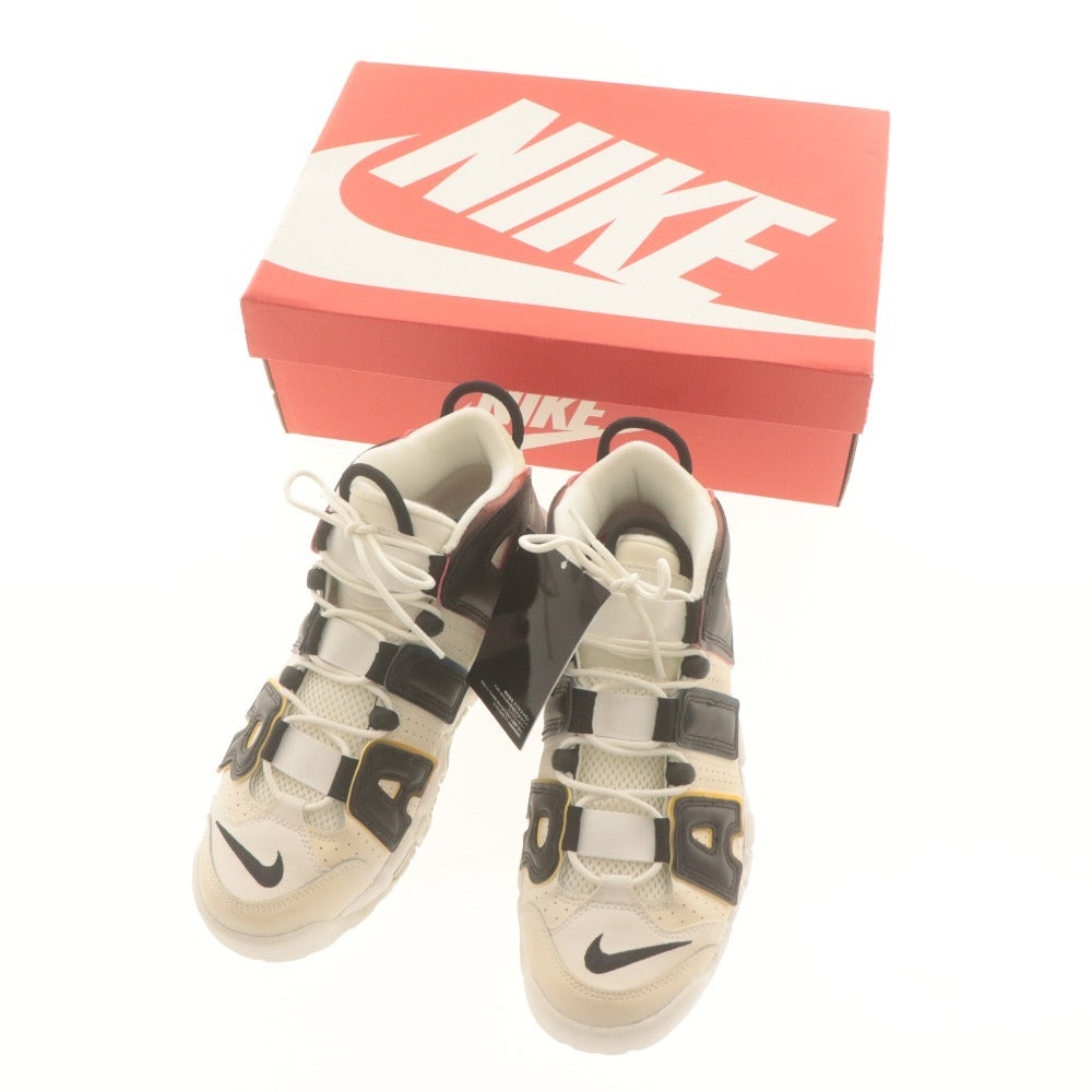 ■ ナイキ スニーカー 靴 AIR MORE UPTEMPO '96 トレーディングカード DM1297-100 メンズ 27.5cm 白黒 ベージュ系 箱/タグ付き 未使用